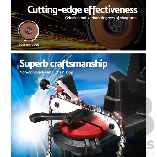 Chainsaw Sharpener Chain Saw Electric Grinder Bench Tool