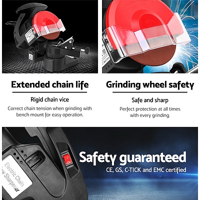 320W Chainsaw Sharpener Chain Saw Electric Grinder File