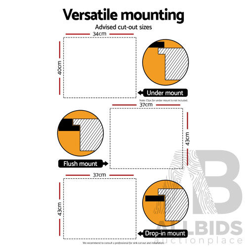 390 x 450mm Stainless Steel Sink - Brand New - Free Shipping