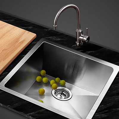 Stainless Steel Kitchen Sink 440X440MM Under/Topmount Sinks Laundry Bowl Silver - Brand New - Free Shipping