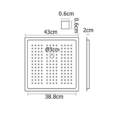Stainless Steel Square Double Sink & Colander - Free Shipping