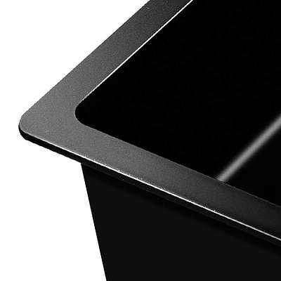 1000 x 500mm Granite Double Sink - Black - Brand New - Free Shipping
