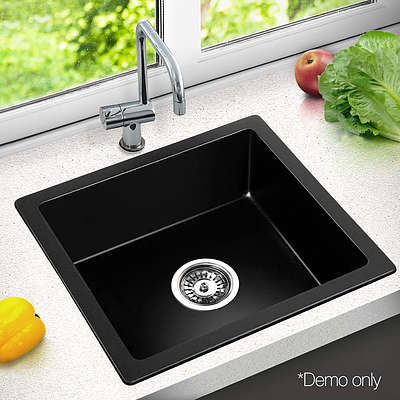460 x 410 mm Granite Double Sink - Black - Brand New - Free Shipping