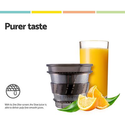 Cold Press Slow Juicer Black - Brand New - Free Shipping