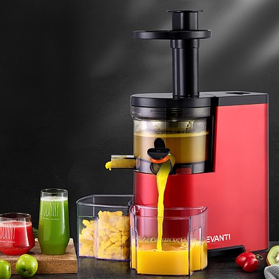 Cold Press Slow Juicer Red - Brand New - Free Shipping