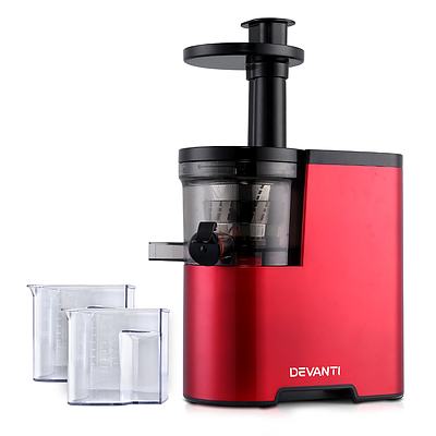Cold Press Slow Juicer Red - Brand New - Free Shipping