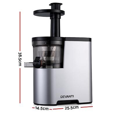 Cold Press Slow Juicer Silver - Brand New - Free Shipping