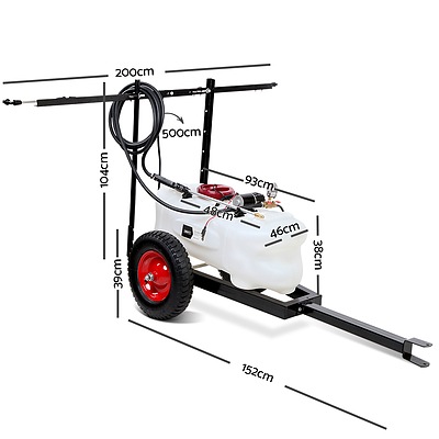 100L ATV Weed Sprayer Spot Spray Tank - Free Shipping