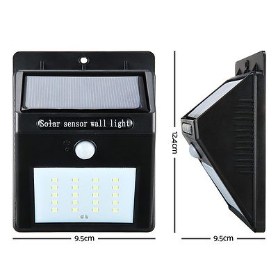 Set of 2 LED Solar Powered Motion Sensor Lights - Free Shipping
