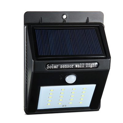 Set of 2 LED Solar Powered Motion Sensor Lights - Free Shipping