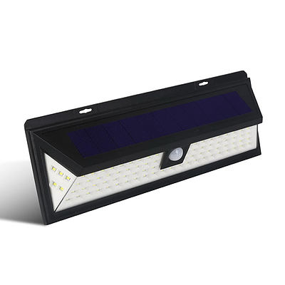 86 LED Solar Powered Senor Light - Black - Free Shipping