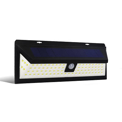 86 LED Solar Powered Senor Light - Black - Free Shipping
