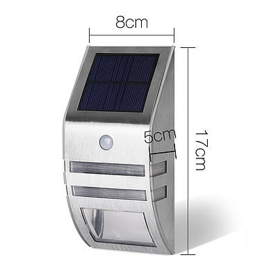 Set of 4 Solar Powered Security Lights - Free Shipping