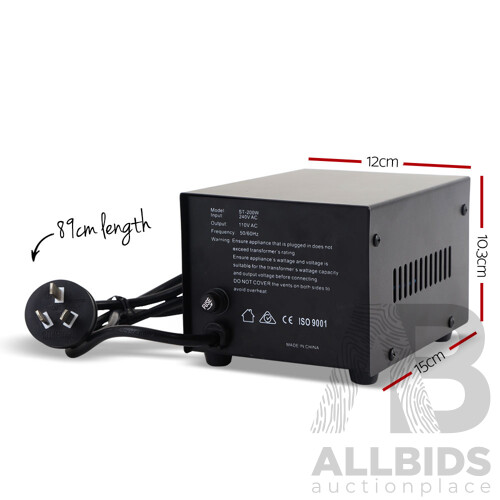 200 Watt Step Down Transformer