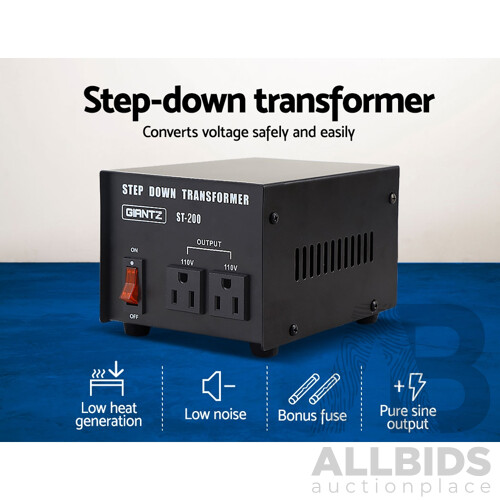 200 Watt Step Down Transformer