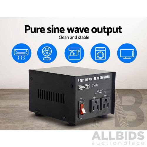 200 Watt Step Down Transformer