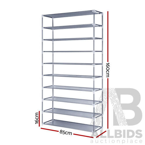 10 Tier Stackable Shoe Rack - Brand New - Free Shipping