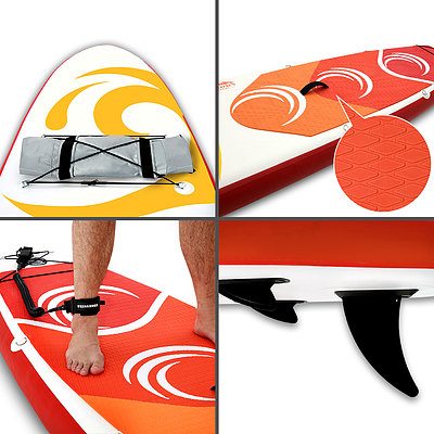Weisshorn 10FT Stand Up Paddle Board Inflatable SUP Surfborads 15CM Thick - Free Shipping