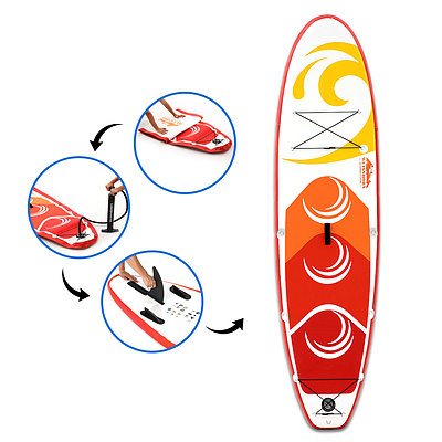 Weisshorn 10FT Stand Up Paddle Board Inflatable SUP Surfborads 15CM Thick - Free Shipping