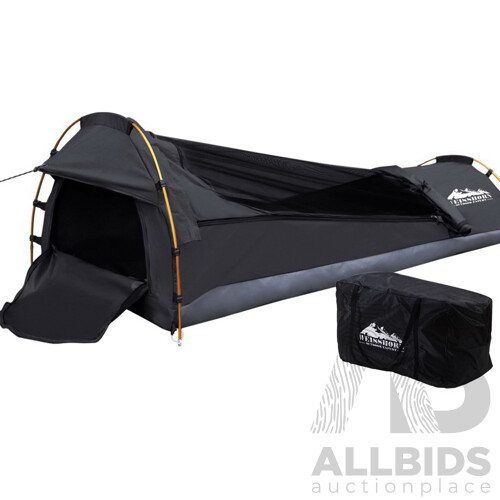 Camping Swags Single Biker Swag Grey Ripstop Canvas - Brand New - Free Shipping