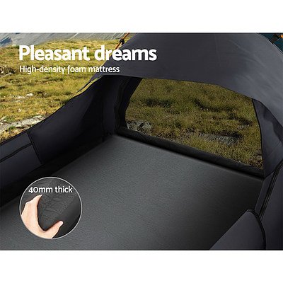 Double Swag Camping Swags Canvas Tent Deluxe Dark Grey Large Bag - Brand New - Free Shipping