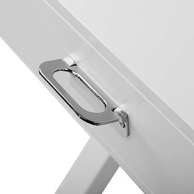 White Timber Bedside Side Table - RRP: $298.17 - Free Shipping