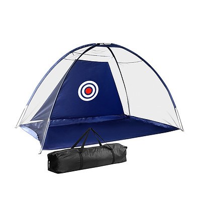 Portable Golf/Soccer/Cricket Training Target Driving Net Navy - Free Shipping