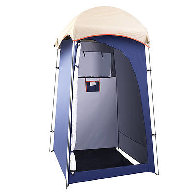 Camping Shower Tent Outdoor Portable Changing Room Toilet Ensuite Navy - Brand New - Free Shipping