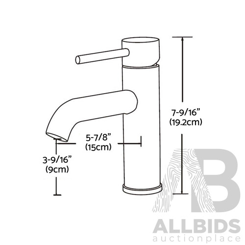 Cefito Basin Mixer Tap Faucet Black - Brand New - Free Shipping