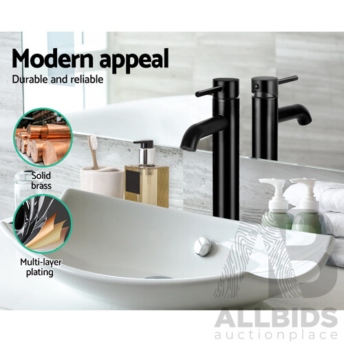 Cefito Basin Mixer Tap Faucet Black - Free Shipping