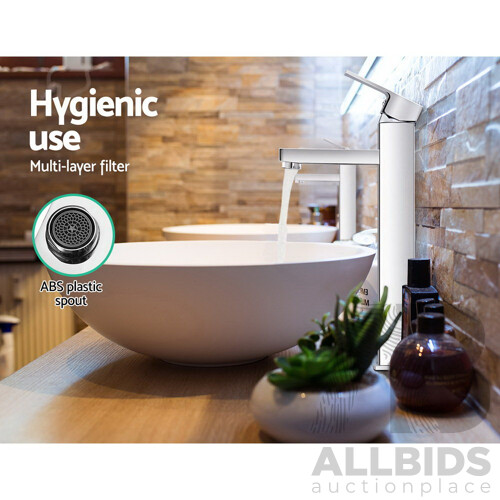 Cefito Basin Mixer Tap Faucet Silver - Free Shipping