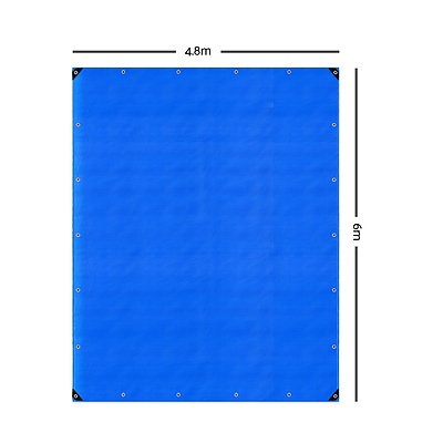 Instahut 4.8 x 6m Heavy Duty PE Poly Tarp - Free Shipping