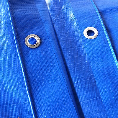 Instahut 4.8 x 6m Heavy Duty PE Poly Tarp - Free Shipping