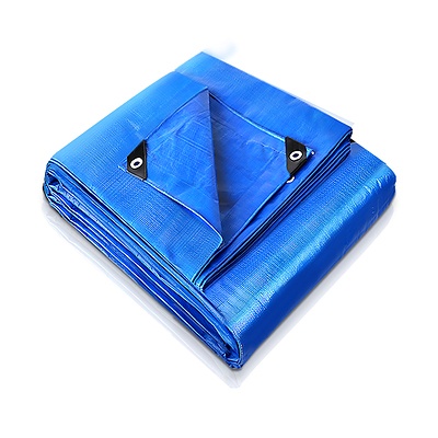 Instahut 7.3 x 9m Heavy Duty PE Poly Tarp - Free Shipping