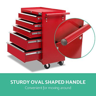 14 Drawers Toolbox Chest Cabinet Mechanic Trolley Garage Tool Storage Box - Brand New - Free Shipping