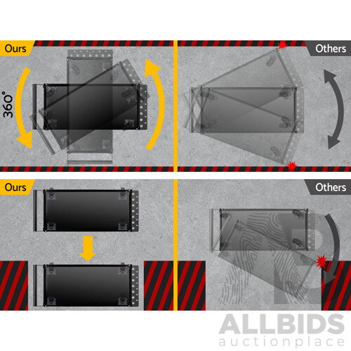 Tool Cart 3 Tier Parts Steel Trolley Mechanic Storage Organizer Black - Brand New - Free Shipping