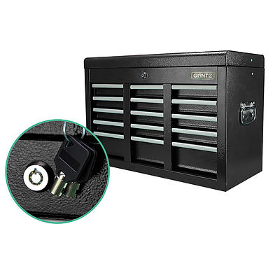 9 Drawer Mechanic Tool Box Storage Chest - Black - Free Shipping