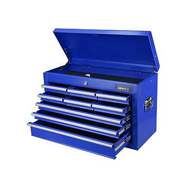 9 Drawer Mechanic Tool Box Storage Chest - Blue - Free Shipping