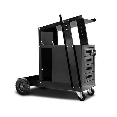 Welding Trolley 4 Drawer Black - Brand New - Free Shipping