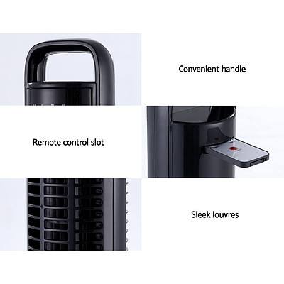 80cm 32 Tower Fan Bladeless Fans Oscillating with Remote Timer Black - Brand New - Free Shipping