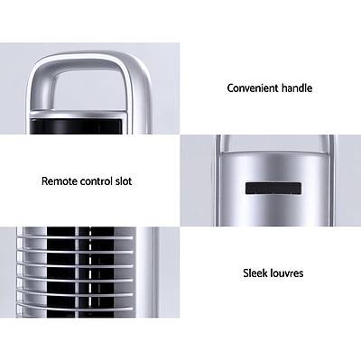 80cm 32 Tower Fan Bladeless Fans Oscillating with Remote Timer Silver