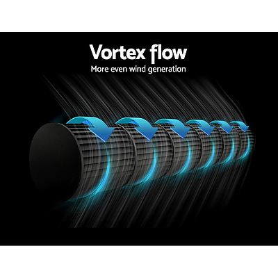 122cm 48 Tower Fan Bladeless Fans Oscillating with Remote Timer Silver