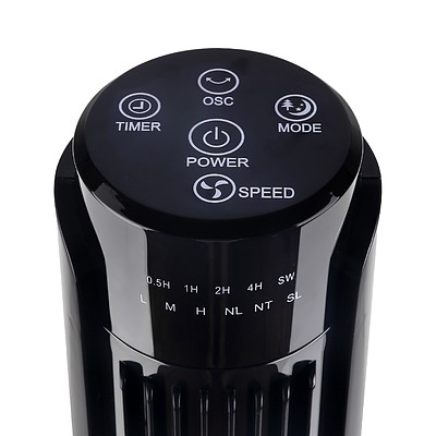 Portable Tower Fan - Black