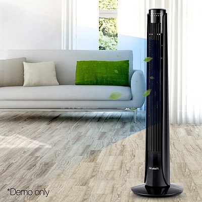Portable Tower Fan - Black