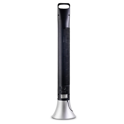 Portable Cross Flow Tower Fan - Silver