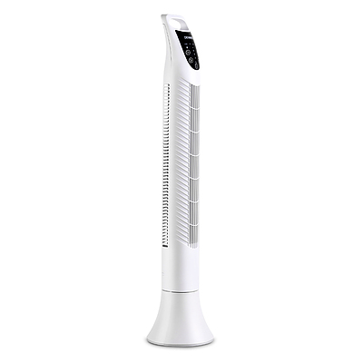 Portable Cross Flow Tower Fan - White