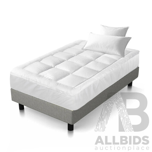 Bamboo Pillowtop Mattress Topper 5cm - Single - Brand New - Free Shipping