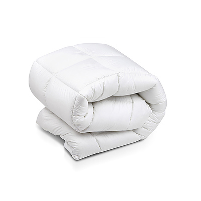 Queen Size Duck Feather Down Mattress Topper - Free Shipping