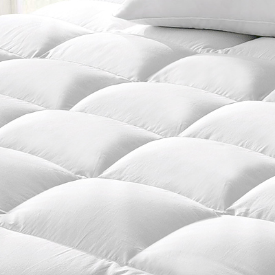 Queen Size Duck Feather Down Mattress Topper - Free Shipping