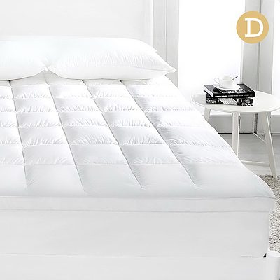 Double Size Duck Feather & Down Mattress Topper - Free Shipping
